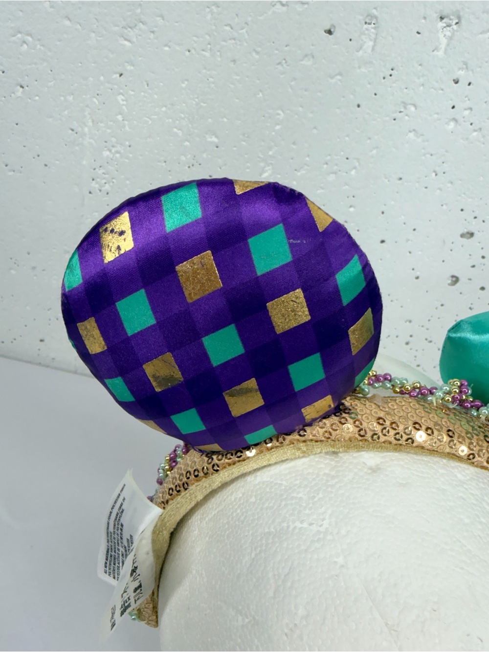 Disney Parks Mardi Gras Minnie Mouse Ears - Picture 7 of 14